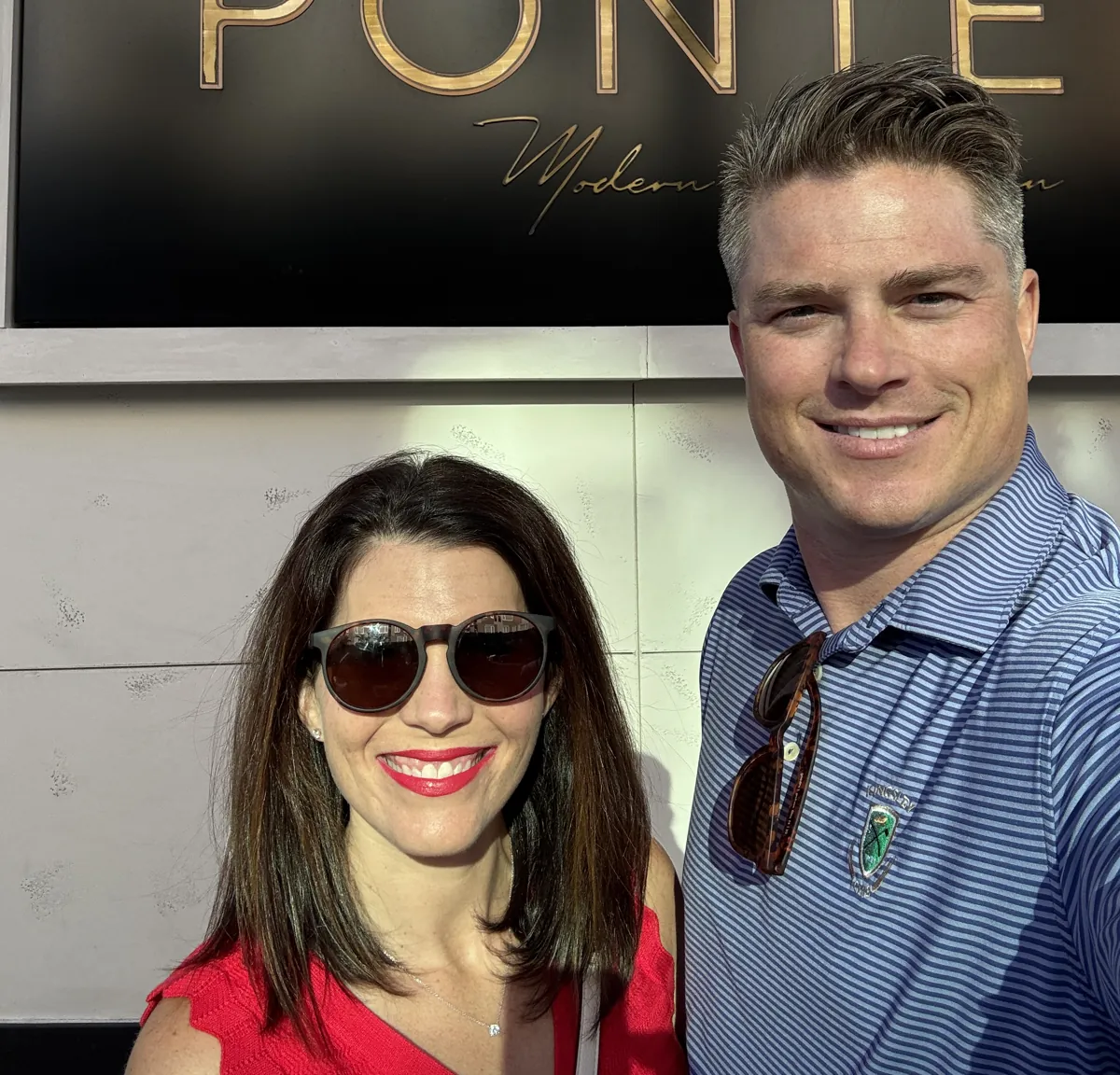 Danielle and John Plumstead out in Tampa